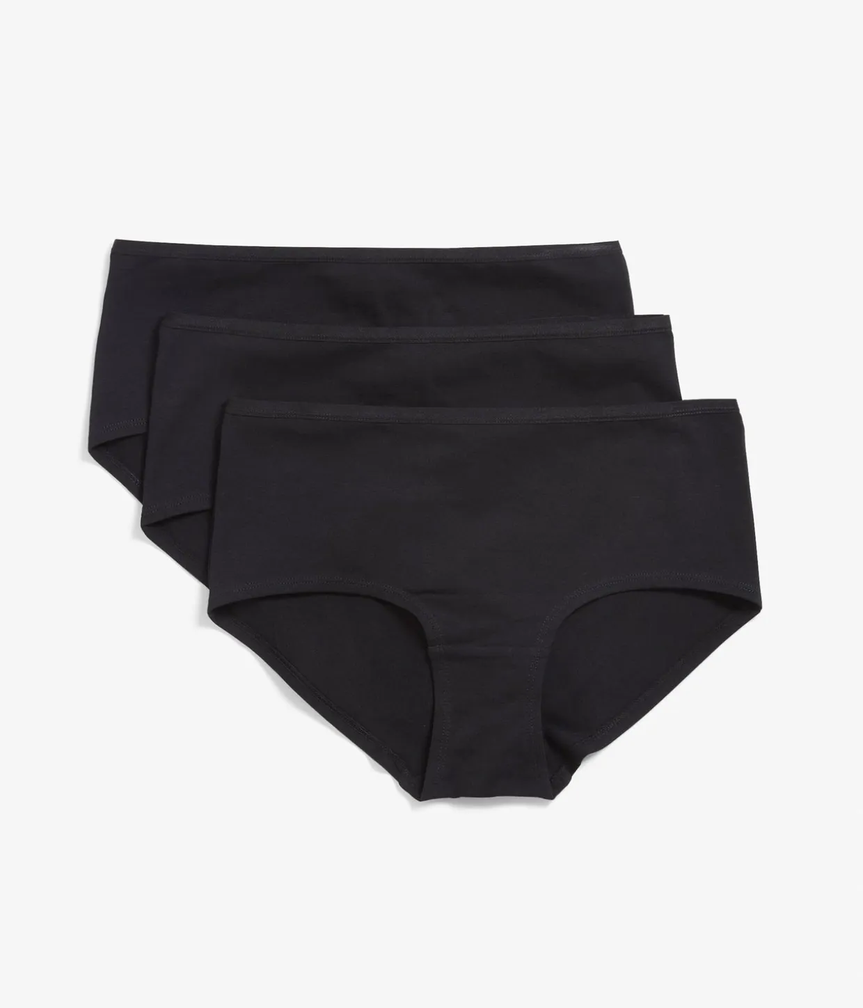 Bawełniane majtki typu hipster 3-pack