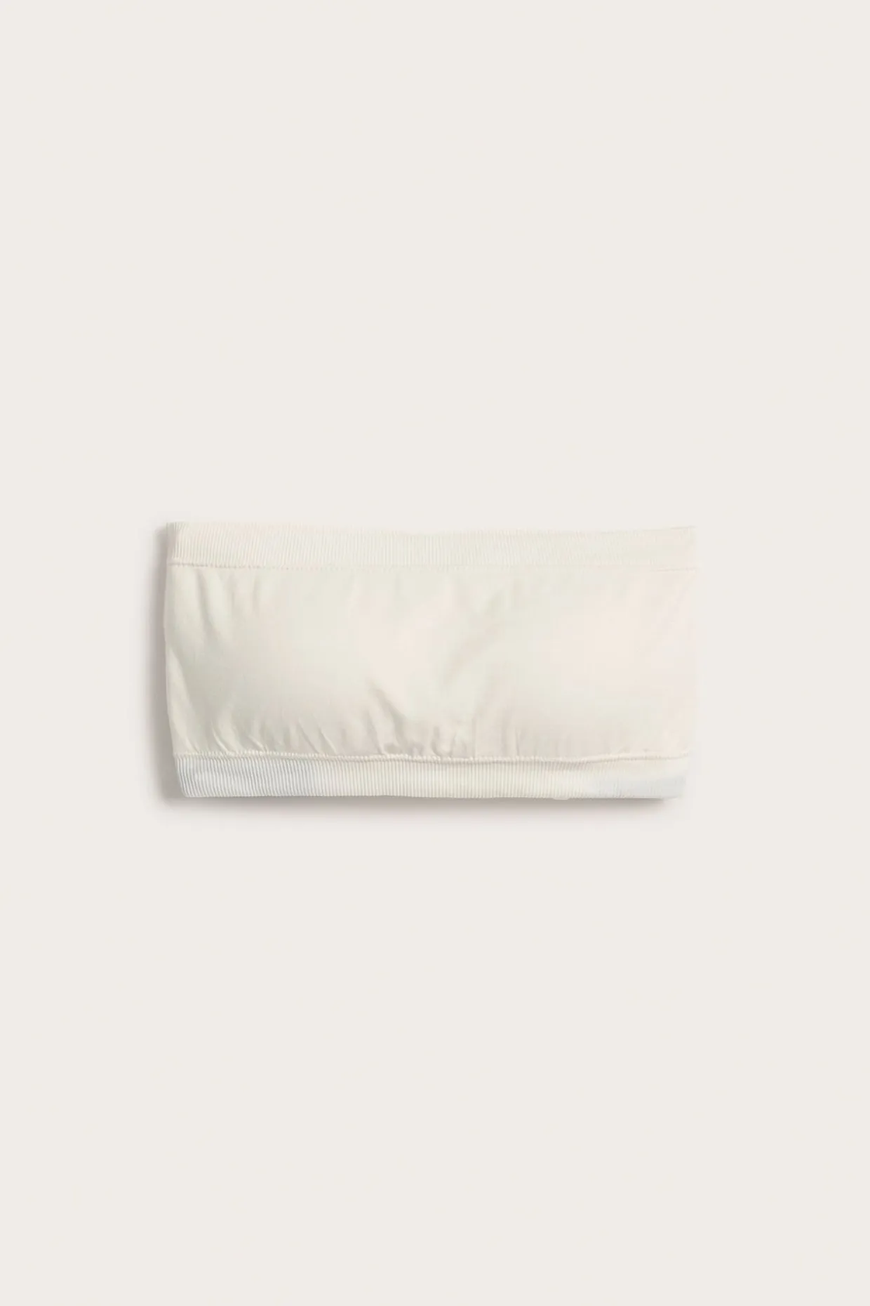 Bezszwowy stanik bandeau