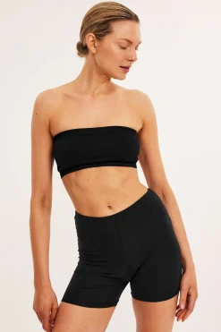 Bezszwowy stanik bandeau