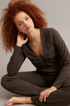 Bluza do ćwiczeń, z węzłem