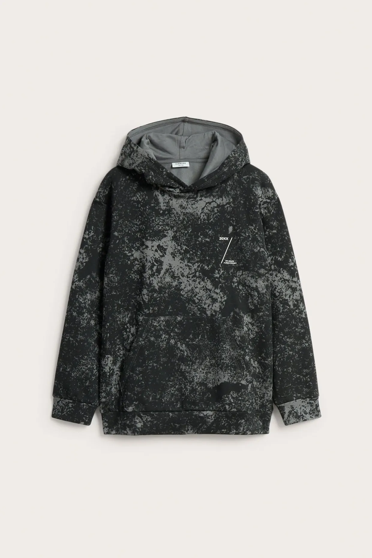Bluza z kapturem, we wzory