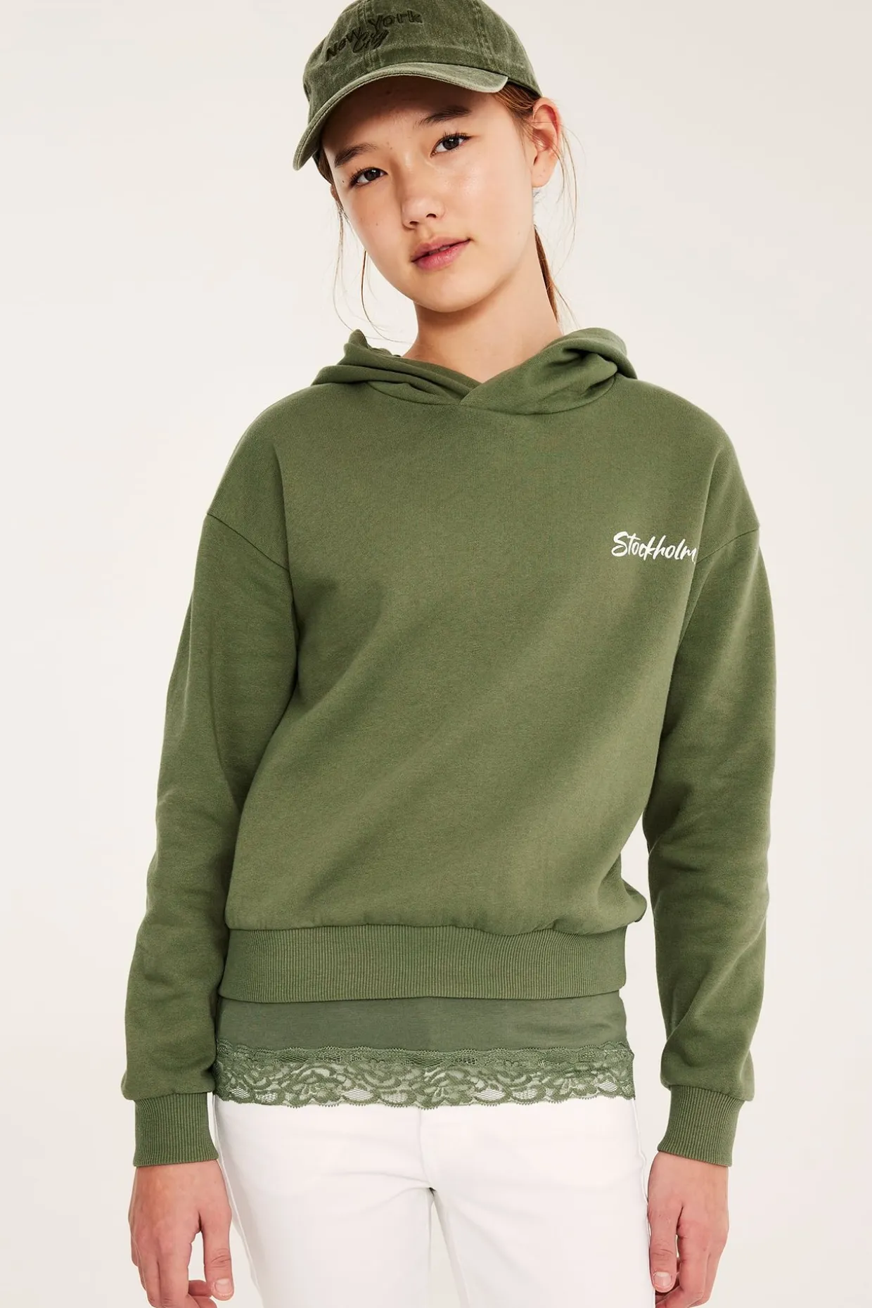 Bluza z kapturem, z nadrukiem