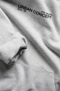 Bluza z kapturem, z nadrukowanym napisem