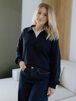 Bluza z kołnierzem