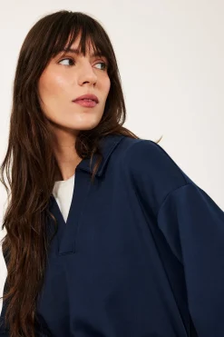 Bluza z kołnierzem