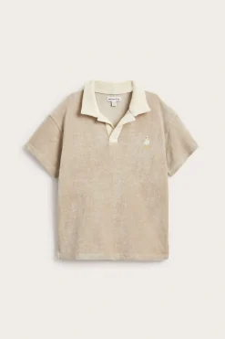 Bluza z krótkimi rękawami i haftem