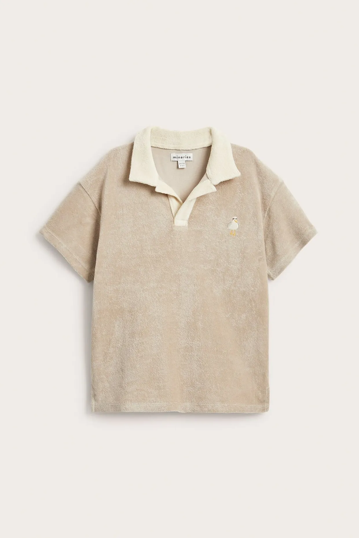 Bluza z krótkimi rękawami i haftem