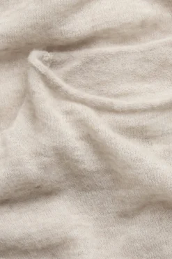 Cienki sweter z dzianiny z mieszanki wełny