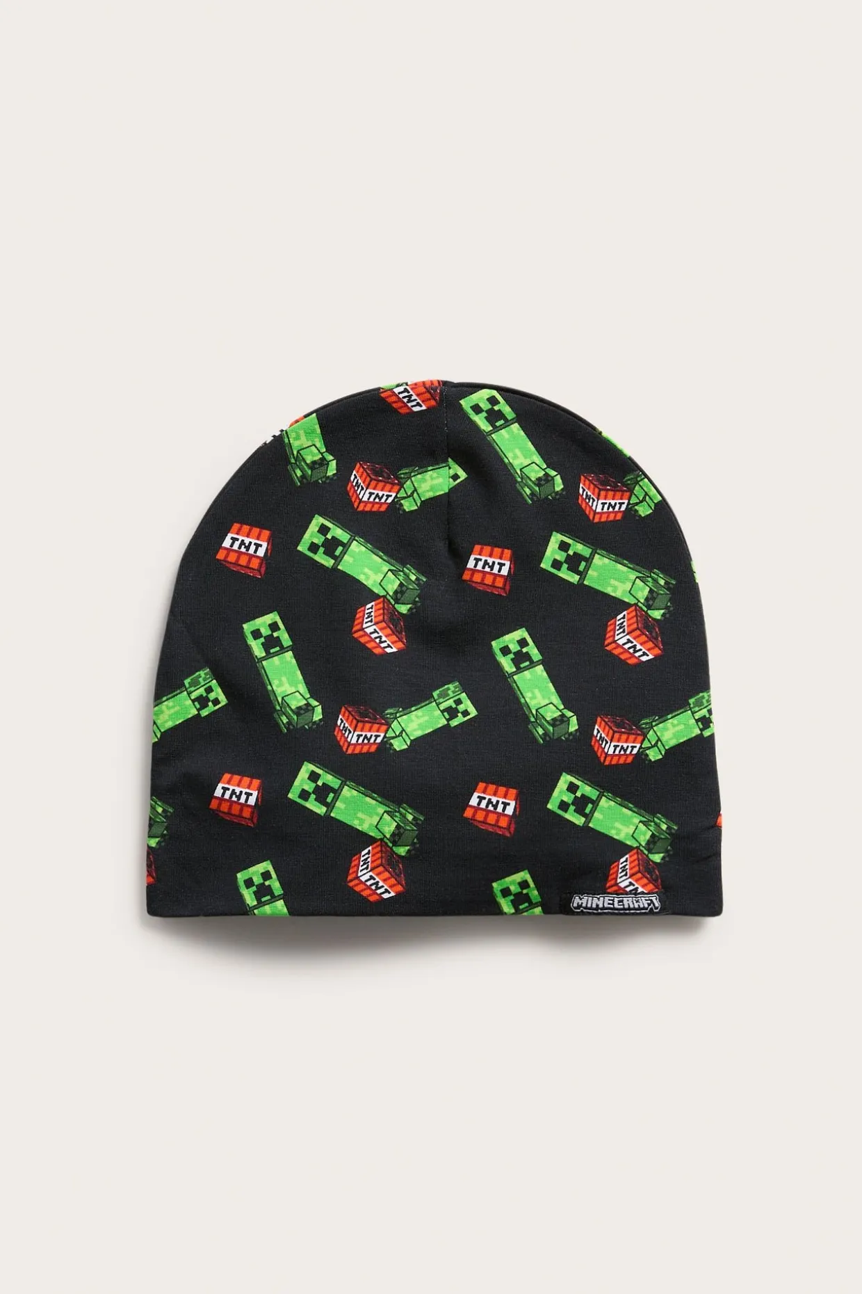 Czapka z dzianiny, z motywem Minecraft