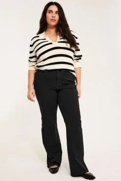 Dżinsy bootcut high waist