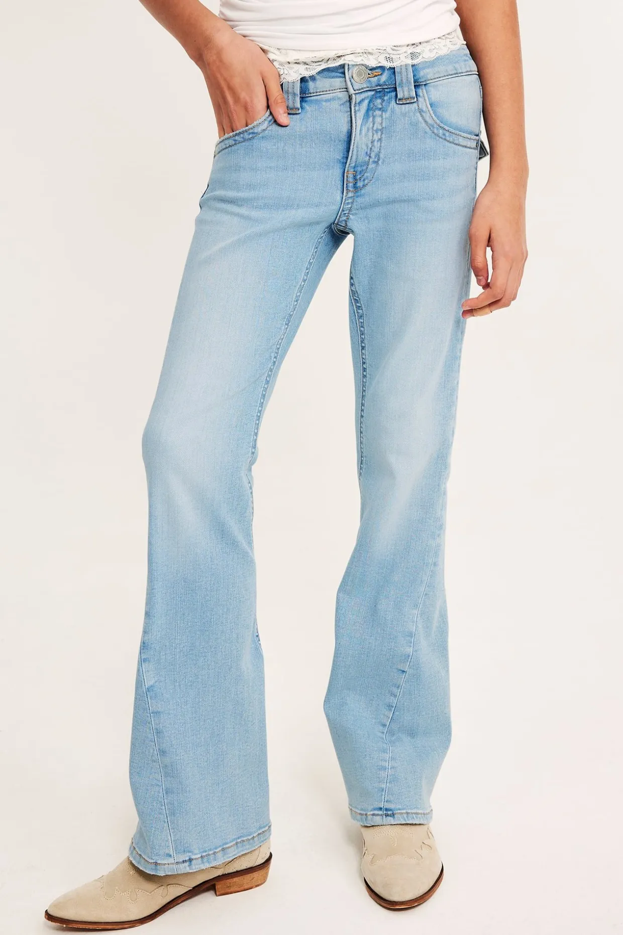 Dżinsy bootcut low waist