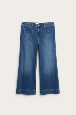 Dżinsy flare high waist
