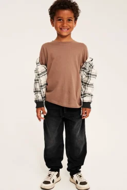 Dżinsy relaxed jogger denim