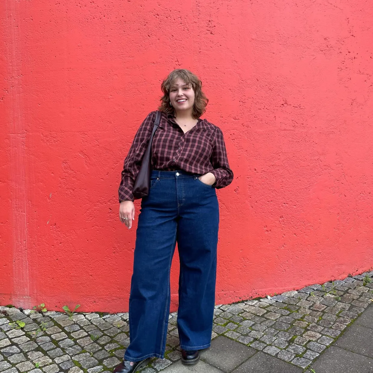 Dżinsy straight high waist