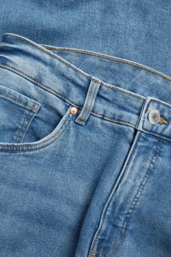 Dżinsy straight high waist