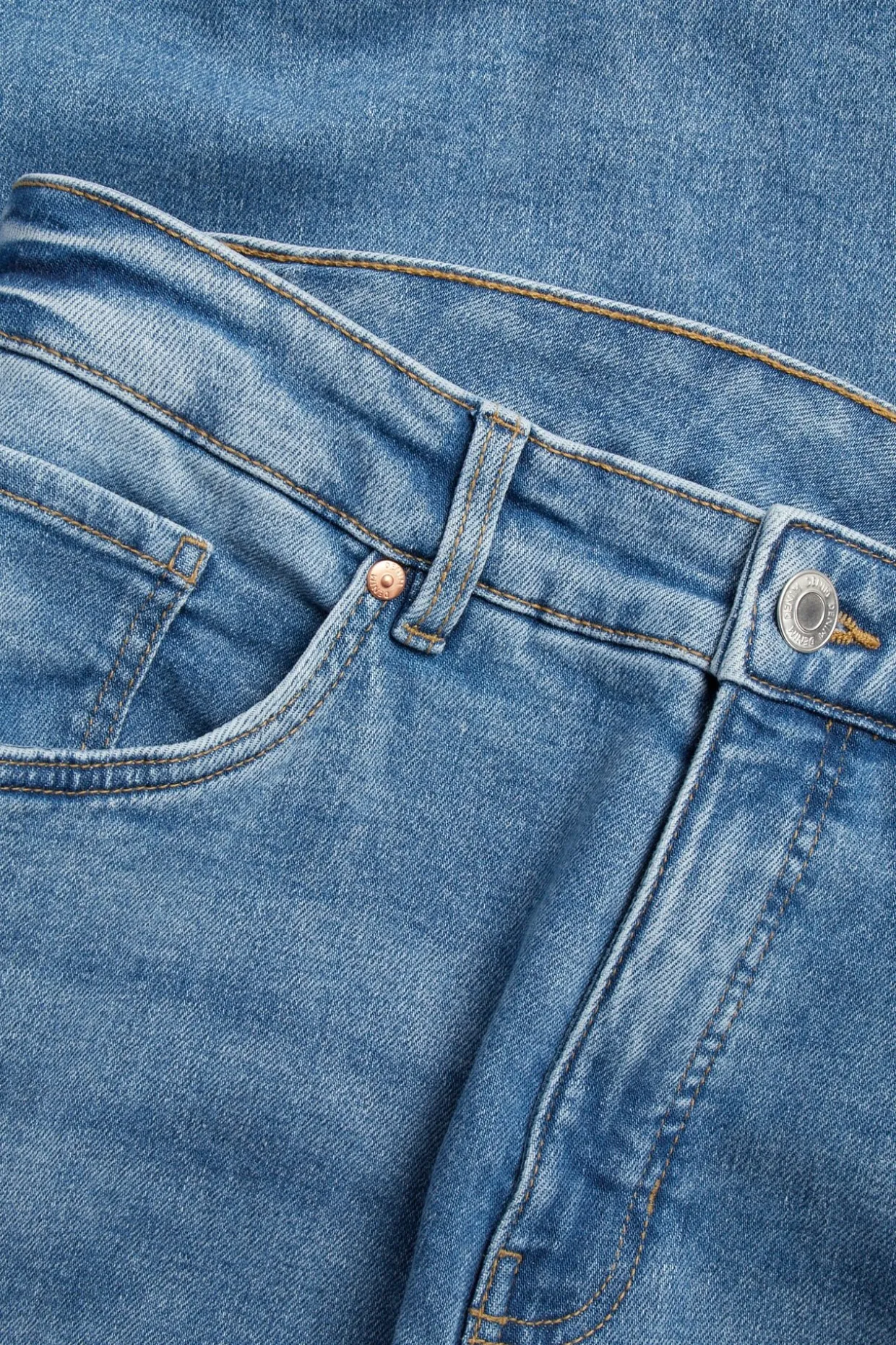 Dżinsy straight high waist