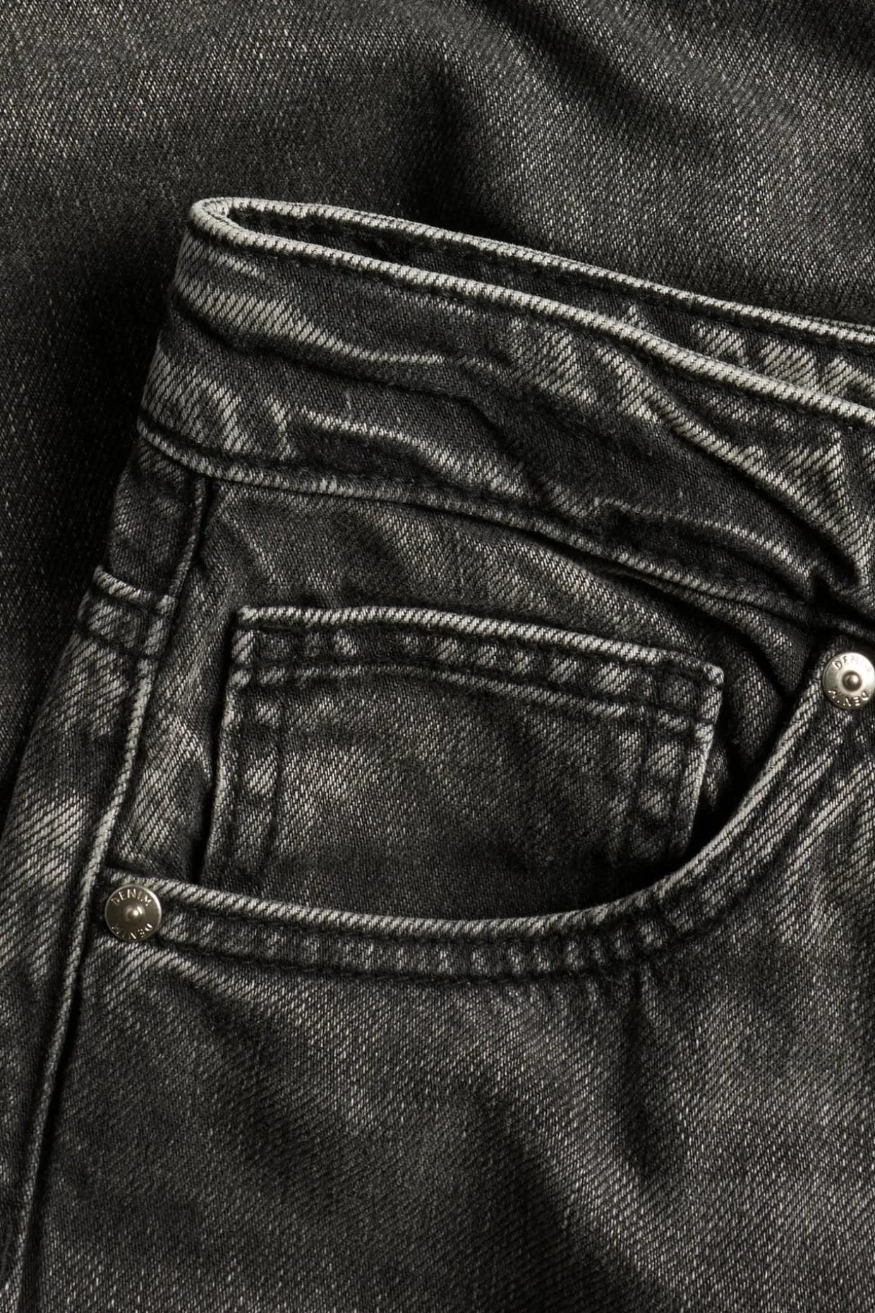 Dżinsy straight high waist
