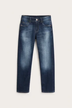Dżinsy straight mid waist