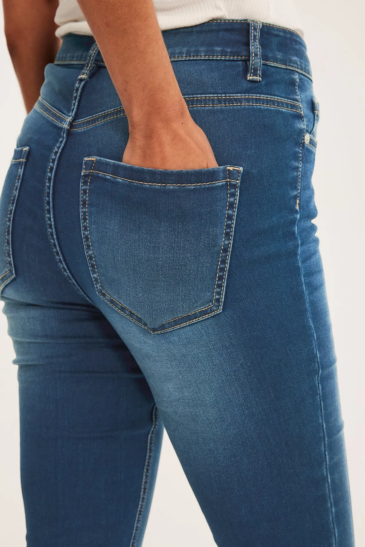 Dżinsy super slim high waist