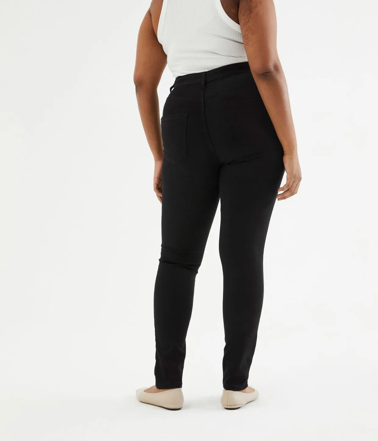 Dżinsy super slim high waist