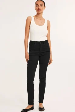 Dżinsy super slim high waist