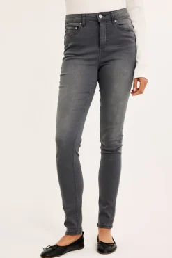Dżinsy super slim high waist