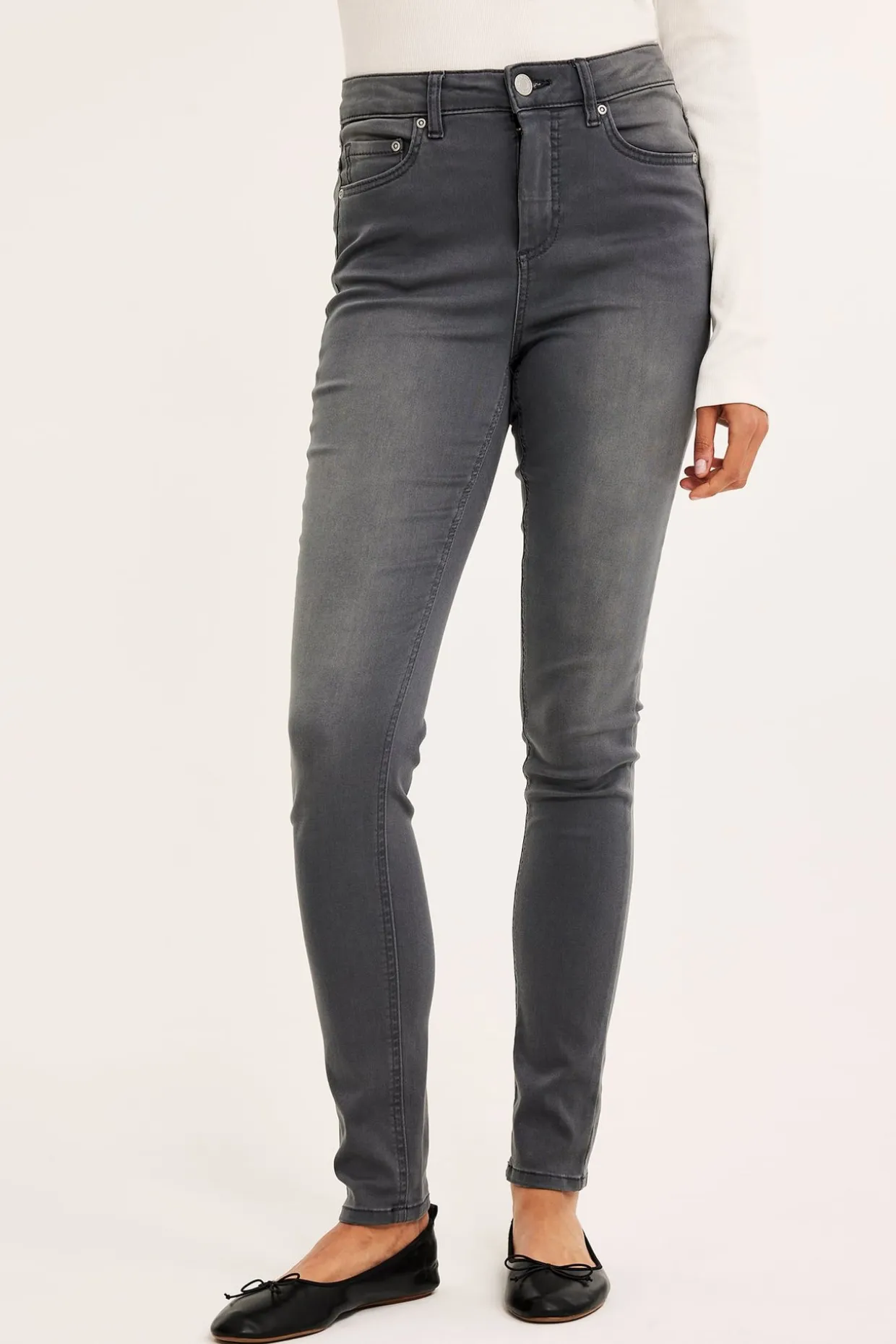 Dżinsy super slim high waist