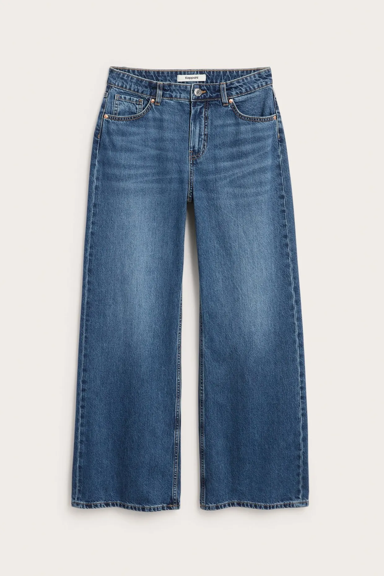 Dżinsy wide high waist