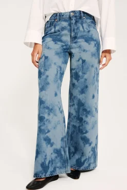 Dżinsy wide high waist