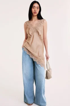 Dżinsy wide high waist