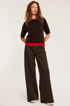 Dżinsy wide high waist