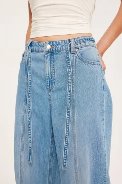 Dżinsy wide high waist
