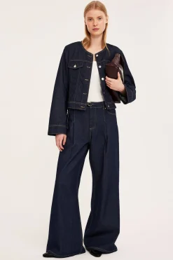 Dżinsy wide high waist