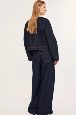 Dżinsy wide high waist