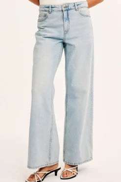 Dżinsy wide high waist