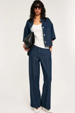 Dżinsy wide high waist