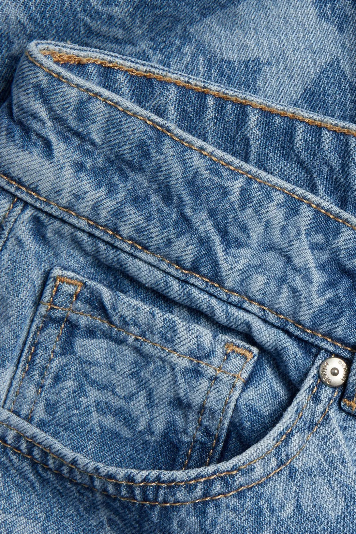 Dżinsy wide high waist
