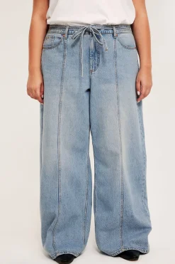 Dżinsy wide high waist