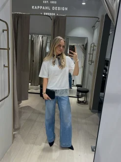 Dżinsy wide high waist