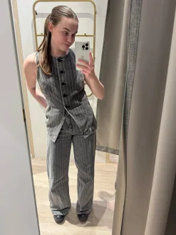 Dżinsy wide high waist