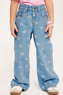 Dżinsy wide mid waist