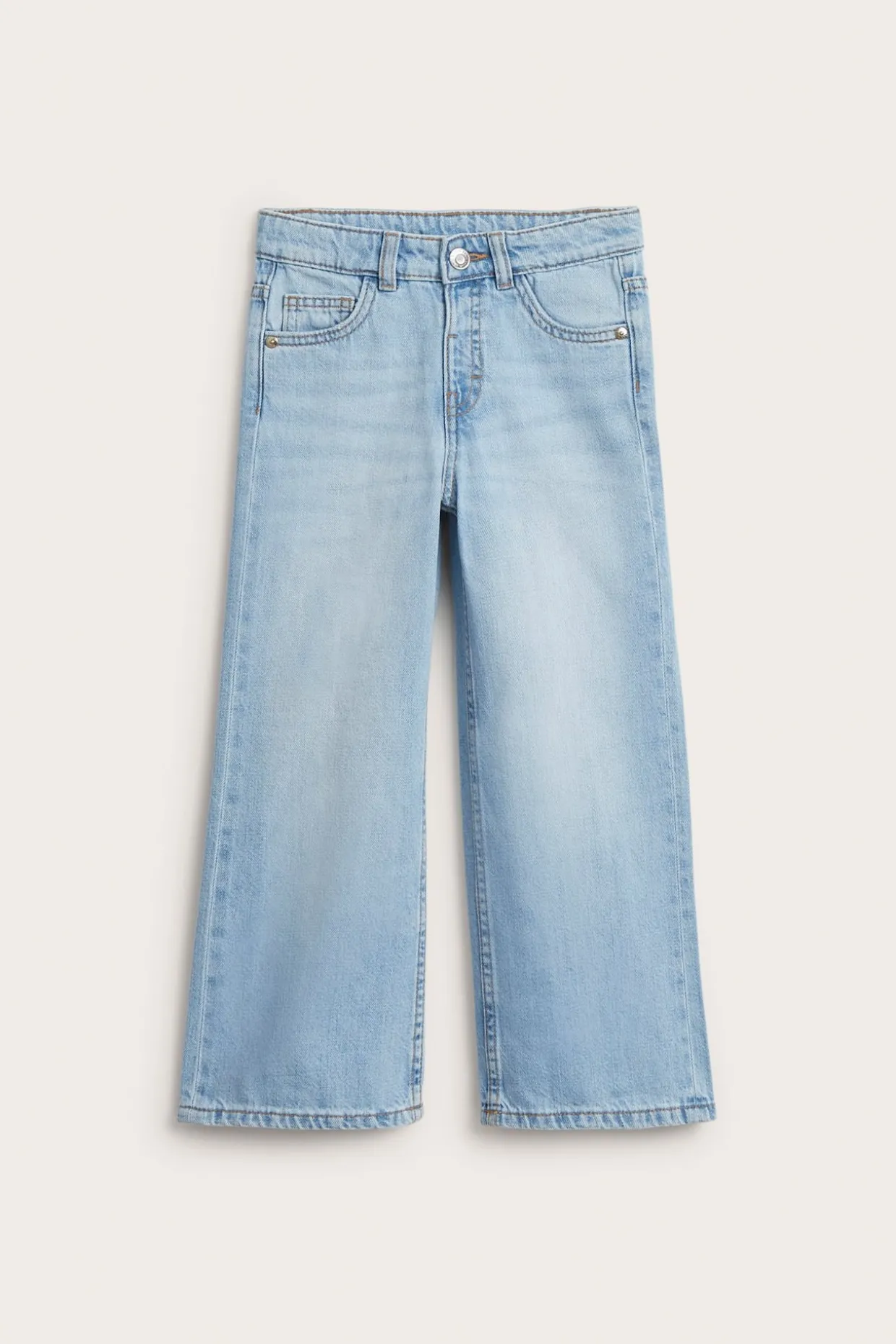 Dżinsy wide mid waist
