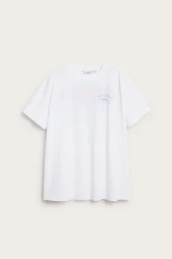 Długi t-shirt z nadrukowanymi motywami