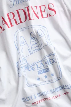 Długi t-shirt z nadrukowanymi motywami