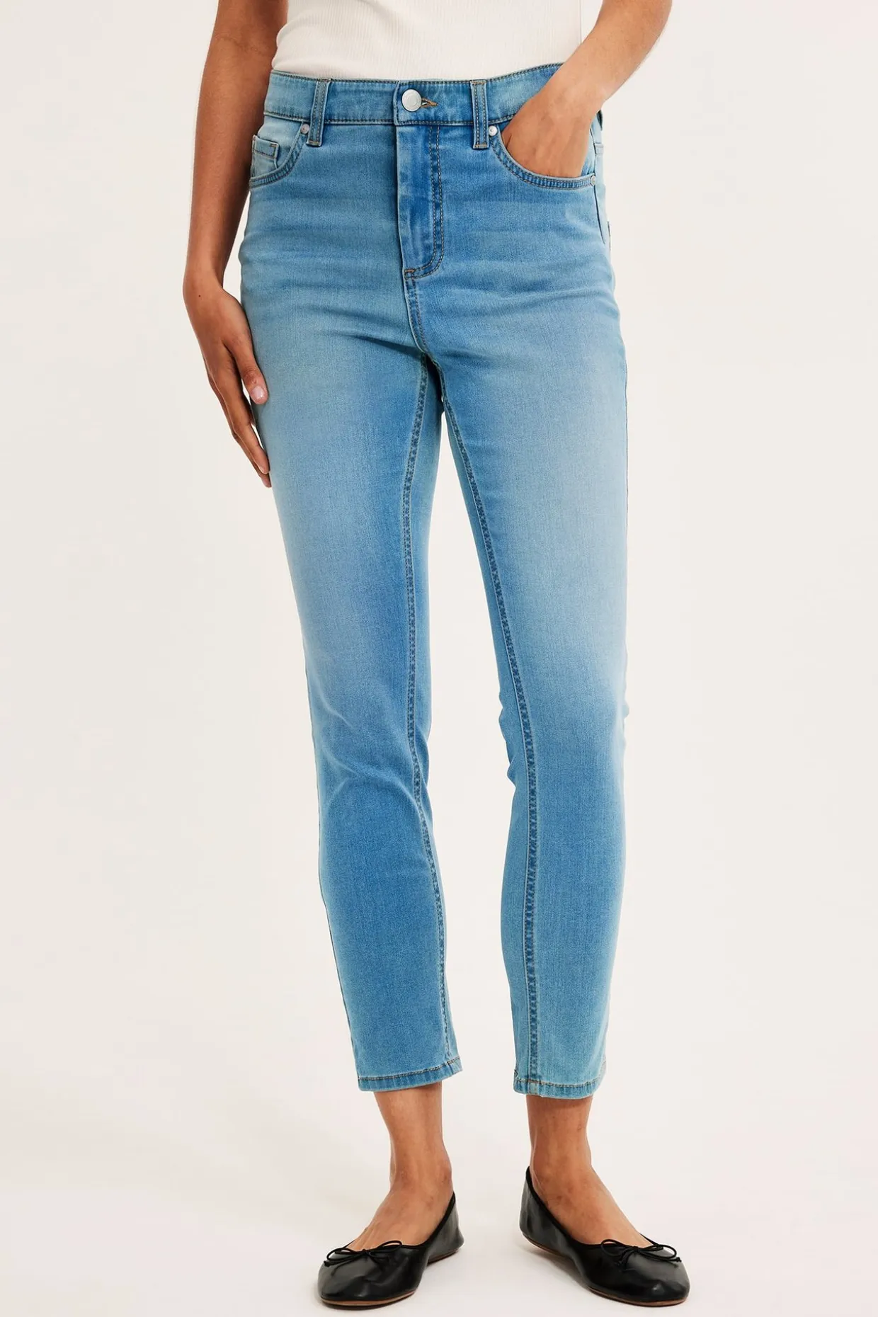 Jeansy Super slim short leg