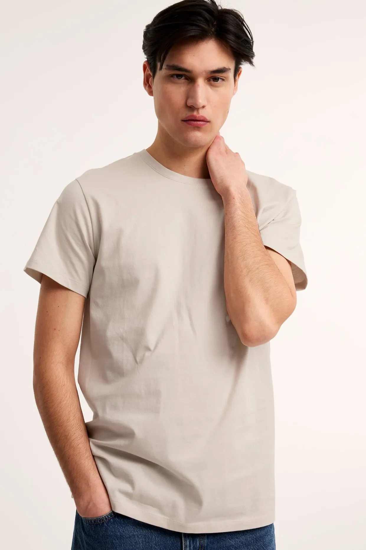 Klasyczny t-shirt z bawełny