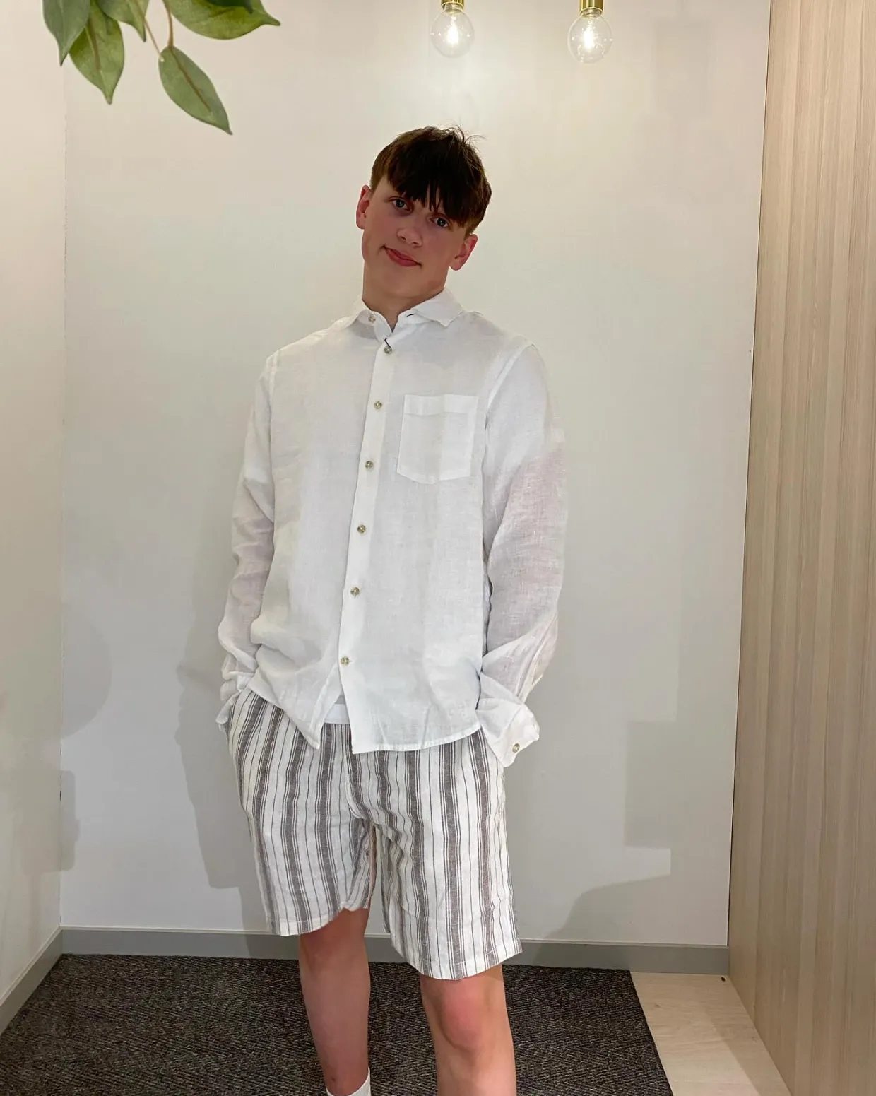Koszula lniana regular fit
