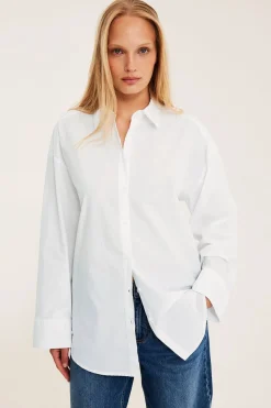 Koszula oversize z popeliny