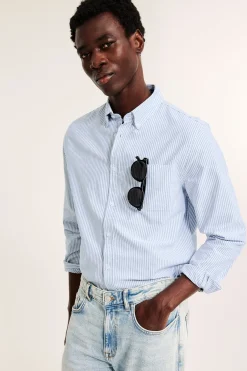 Koszula oxford w paski, regular fit