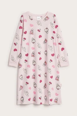 Koszulka nocna z bawełnianej dzianiny, z Hello Kitty